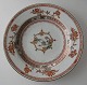 Kinesisk 
tallerken i 
porcelæn, 19. 
årh.