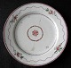 Kinesisk 
tallerken i 
porcelæn, 19. 
årh.