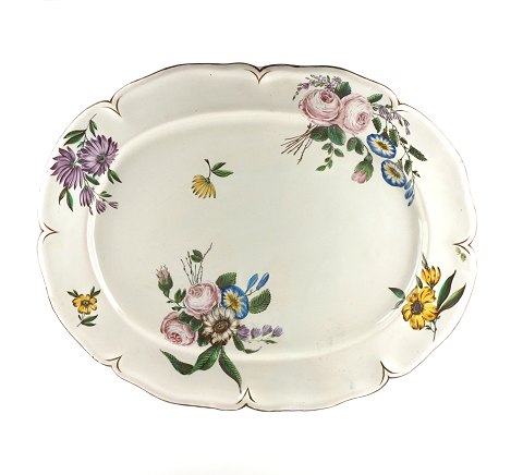 Big plate, signed
Manufactured by the factory of Marieberg