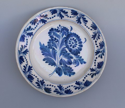 Blue decorated Kellinghusen plate