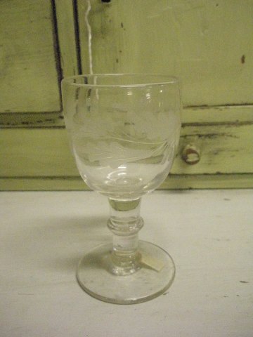 Holmegaard glas Egeløvsfrise