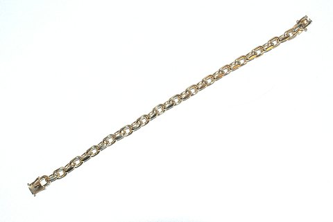 Anchor chain bracelet 14 Karat Gold