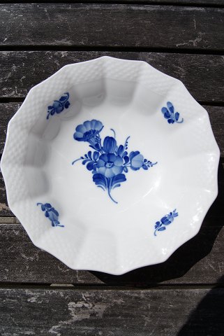 Blaue Blume Glatt Geschirr. Runde Schalen 20cm