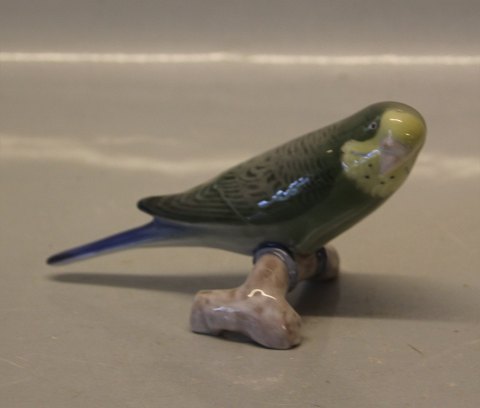 B&G Figurine B&G 2341 Budgerigar - green 15 cm,  Svend Jespersen