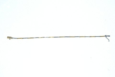 Elegant Bracelet two-colored gold, 14 Carat