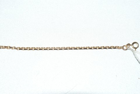 Anchor chain with facet, Bracelets Child, 8 Carat Gold