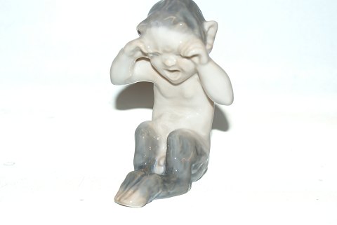 Royal Copenhagen figurine, Crying Faun / Pan