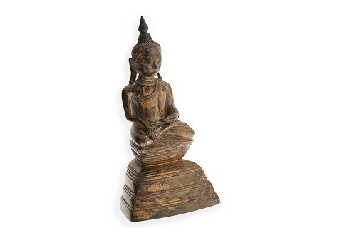 Sitzender Buddha, Bronze