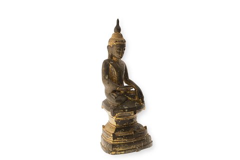 Buddha, bronze partly golden
18 century