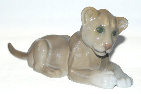 Bing & Grondahl Figurine, Lion Cub lying