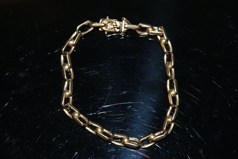 Anchor chain bracelet, 14 carat Gold