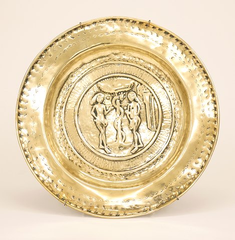 Baptism bowl, brass
Motive in form of sinning. Nürnberg around 1600
