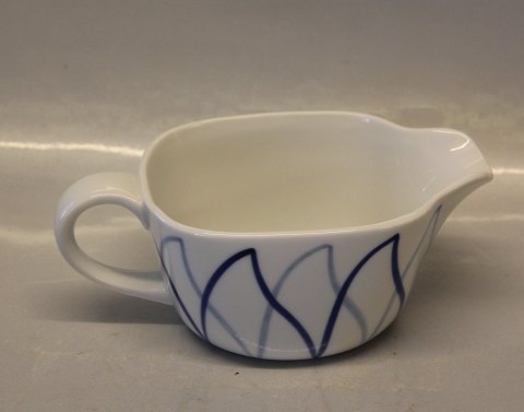 Sauce pitcher  7 x 19 cm Gravyboat Dan-Ild 40 Blue Flame Harlequin