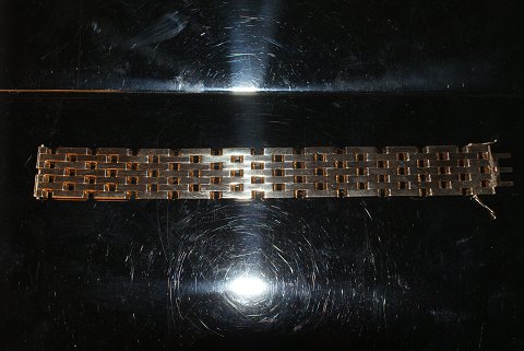 Block Bracelet 7 rows 14 carat gold