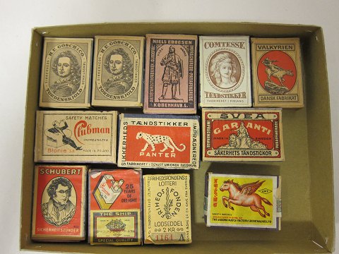Matchboxes
Old matchboxes
The prices vary
We have a large choice of old goods from a grocer, and the goods are with the 
original contents 
Please contact us for further information