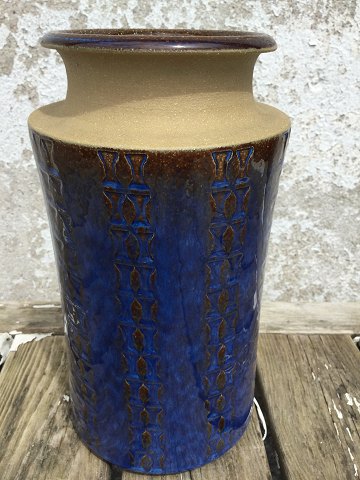 Søholm große Vase. 24 cm hoch.
Schöne blaue Glasur.