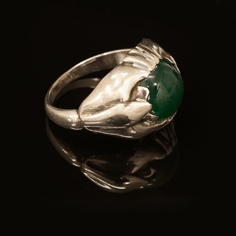 A Georg Jensen Sterlingsilver ring. Made 1933-44. 
#59. Ringsize: 56