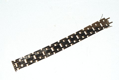 Wide Block Bracelet 5 Rows 14 Carat Gold (Block)
