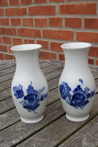 Blå Blomst Flettet porcelæn. Vaser 17,5cm