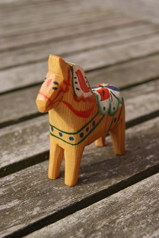 Brown Dala horses from Sweden 6cms