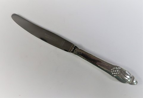 Evald Nielsen sølvbestik no. 6. Sølv (830). Frugtkniv. Længde 18,2 cm.