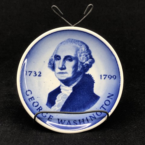 Mini platte med motiv af George Washington