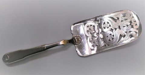Heinrich Otto, Kopenhagen. Silber Angelspaten (830). Silber gestempelt HO. Länge 
30 cm. 1838 hergestellt.