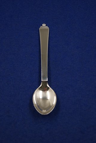 Pyramid Georg Jensen Danish silver flatware, mocha spoons 10.5cm