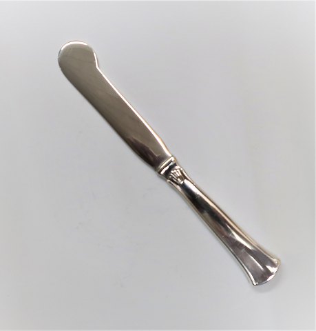 Hans Hansen. Sølvbestik (830). Arvesølv no.5. Smørkniv. Længde 14,2 cm.