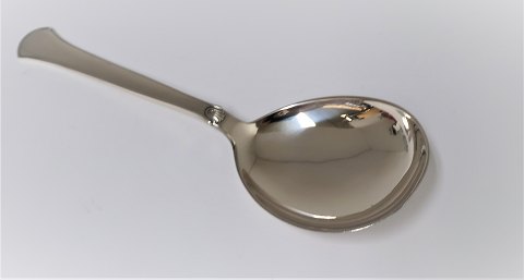 Hans Hansen. Silver cutlery (830). Arvesölv no.5. Serving spoon. Length 18 cm.