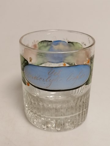 Enameled water glass