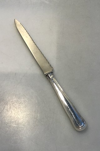 W&S Sørensen Dobbeltriflet Sølv Brødkniv