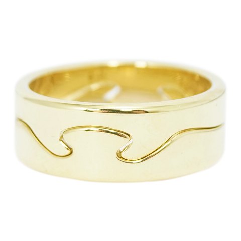 Georg Jensen, Nina Koppel; Fusion ring, two, made in 18k gold