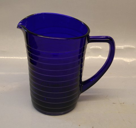 Deep Blue creamer  9 cm
 Broksoe, Holmegaard glass 1938-1941, design Jacob E Bang