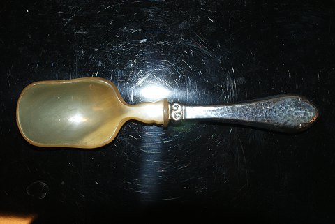Bernsdorf Silver Sour spoon with bone leaf