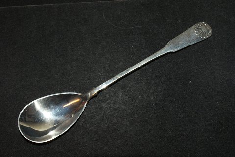 Jam  spoon Mussel Silver
Fredericia Silver, W & S.Sørensen. with more
Length 17 cm.