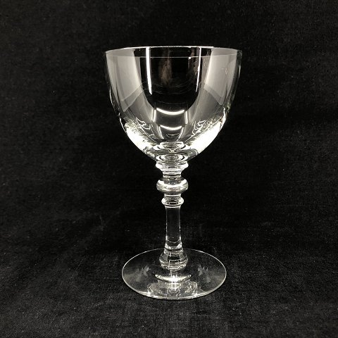 Large smooth Rosenborg red wine glass
