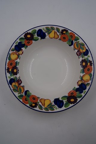 Golden Summer Danish faience porcelain. Porridge plates, deep 19cm