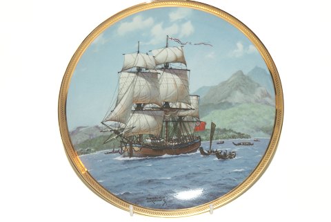 English Ship Plate
Motif: ENDEAVOR
From 1987 The Franklin Mint
Nice and well maintained condition
