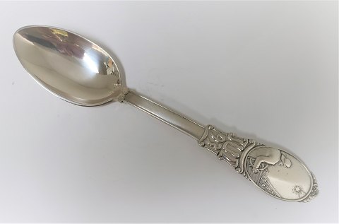 August Thomsen. Silver Christmas spoon 1931. (830). Length 17.6 cm