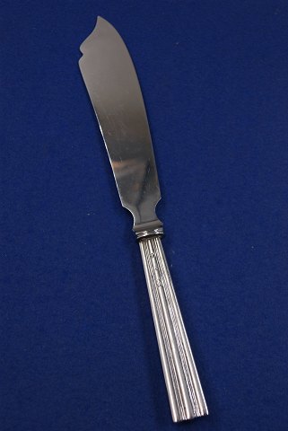 Derby No 7 Danish silver flatware, layer cake knife 26.5cms