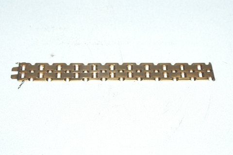 Block Bracelet with splicing 5 Rk 14 carat gold