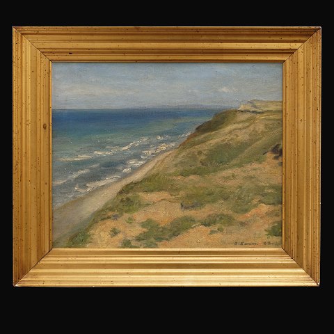 Sigurd Swane, 1879-1973, oil on canvas. Signed and 
dated 1902. Visible size: 31x37,5cm. With frame: 
43x49,5cm