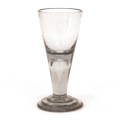 A large glass made in Norway circa 1750-70. H: 
19cm