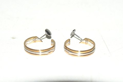 Georg Jensen Earrings in 18 carat gold and white gold