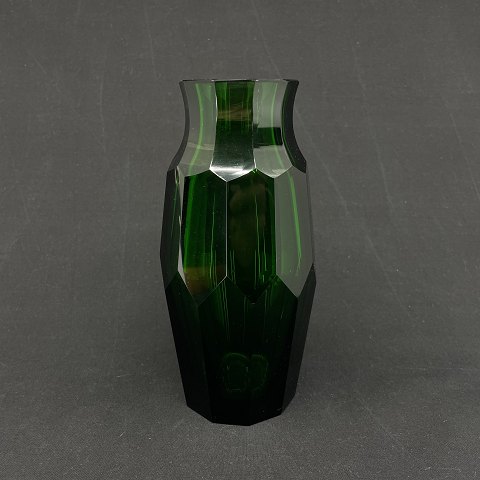 Emerald green Art Deco vase