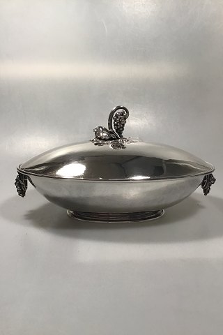 Vintage Georg Jensen Sterling Sølv Ovalt Lågfad No 408B