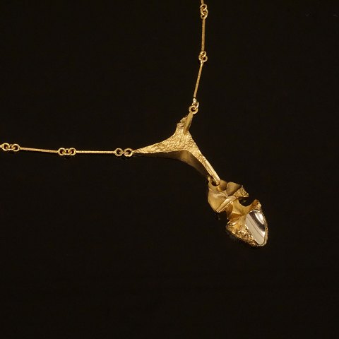 Lapponia Halskette in 14kt Gold. L: 42cm