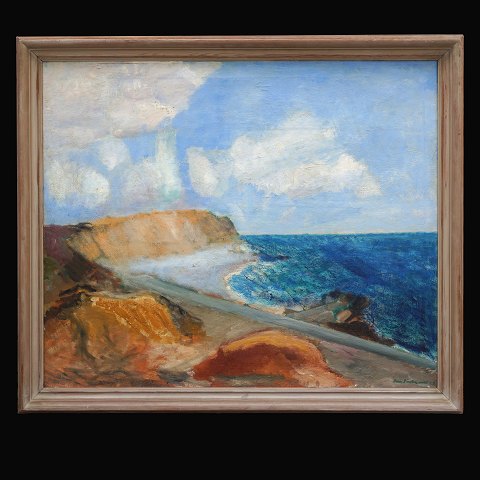 Jens Søndergaard, 1895-1957, oil on canvas. Signed 
and dated 1942. Visible size: 83x100cm. With 
frame: 95x112cm