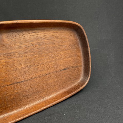 Solid teak tray from the 1960s
